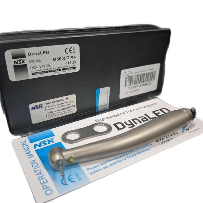 HANDPIECE HIGHSPEED DYNA LED 4 HOLE / DENTAL HIGH SPEED PUSH BUTTON LAMPU