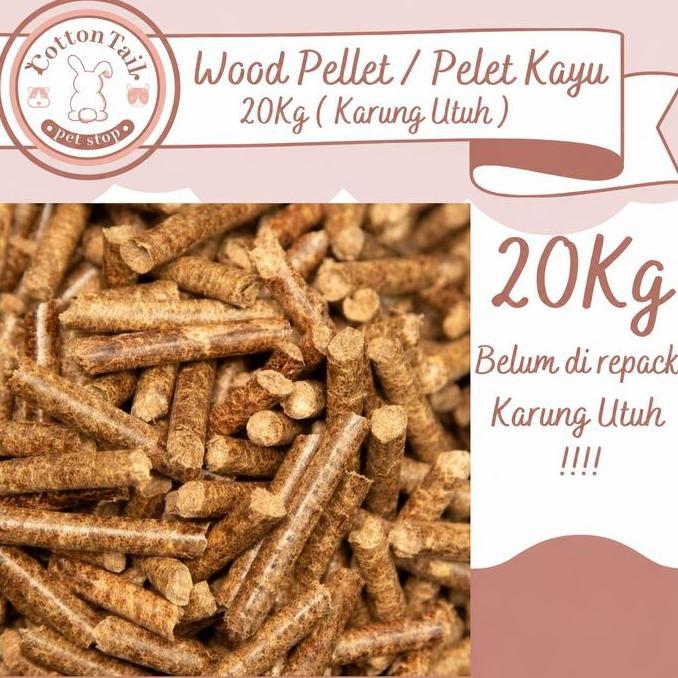 Wood Pellet / Pelet Kayu / Wood Pelet / Pellet Kayu Alami 20KG