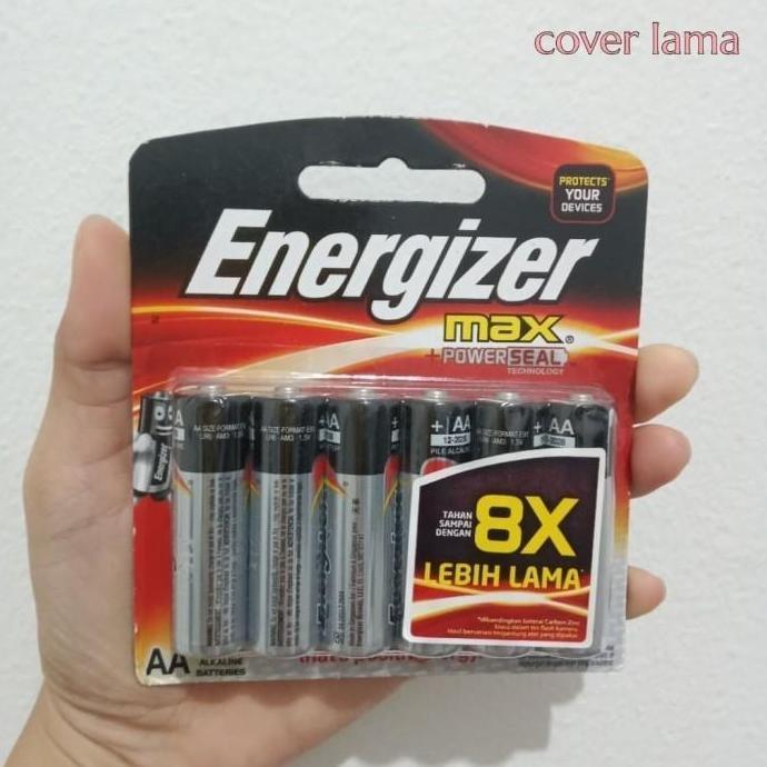 Miao- Baterai Energizer Max Aa6 | Battery Energizer Max Aa Isi 6Pcs 