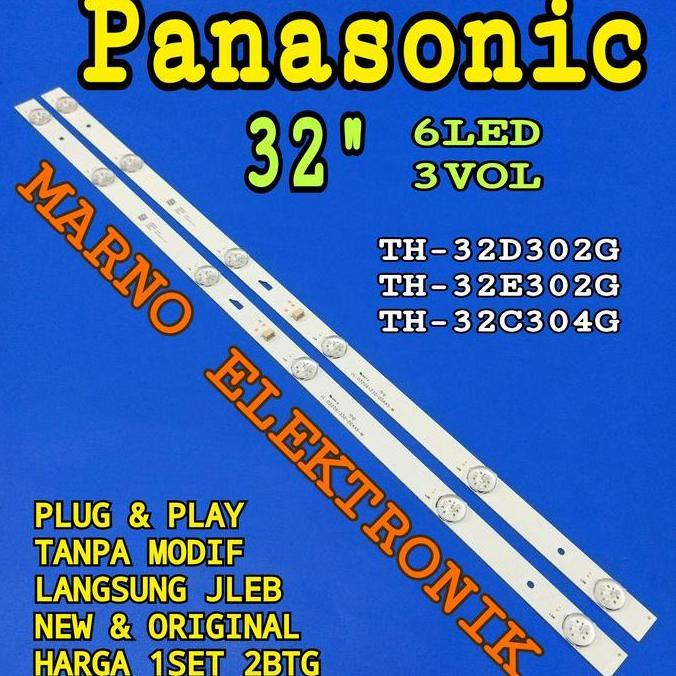 BL BACKLIGHT LED PANASONIC TH-32E302G PANASONIK TH32E302G TH 32E302G ASLI