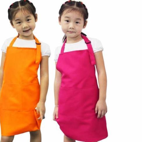 Celemek Anak Tebal / Apron Anak / Celemek Katun Anak