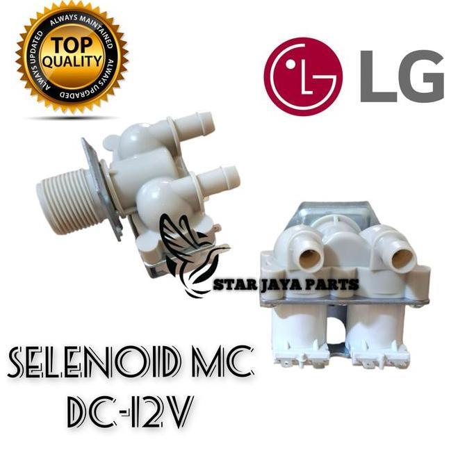 SELENOID WATER INLET VALVE MESIN CUCI 2 INLET LG DC 12 VOLT - SELENOID LG DC 12V BEST SELLER