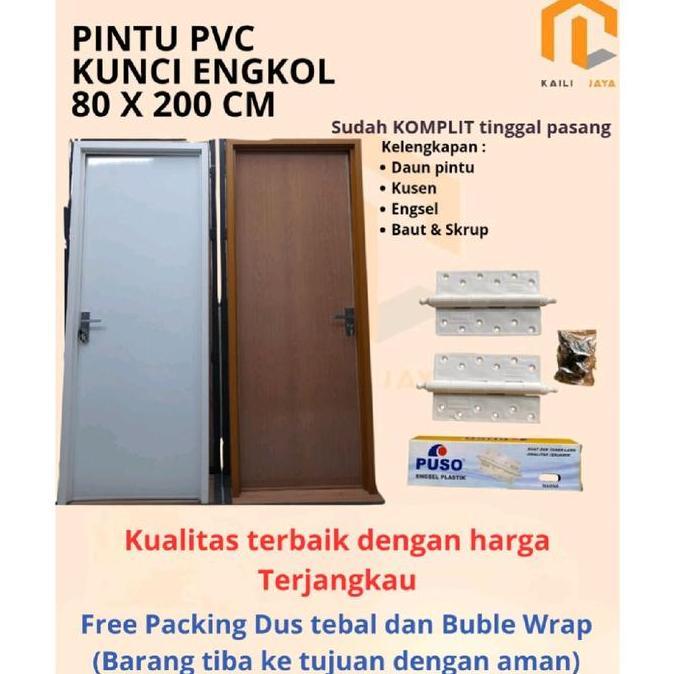 Terlaris Pintu Pvc Kusen Puso 80X200