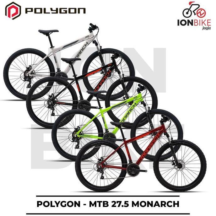 Terlaris Sepeda Mtb 27.5 Monarch By Polygon Alloy Frame Terbaru Gunung 7 Speed M3 M5 New 2025 Cleave