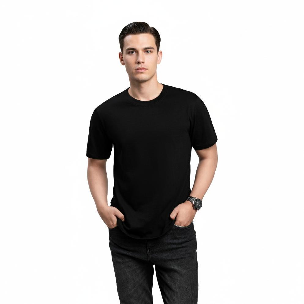 hemat otsky kaos pria polos katun 30s
