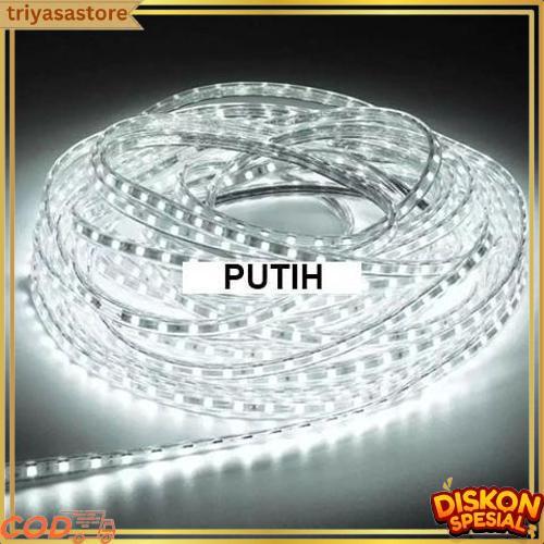 Paket 10 / 20 Meter 10M 11M 12M 13M 14M 15M 16M 17M 18M 19M 20M Lampu Led Strip 5050 / 2835 / 3528 P