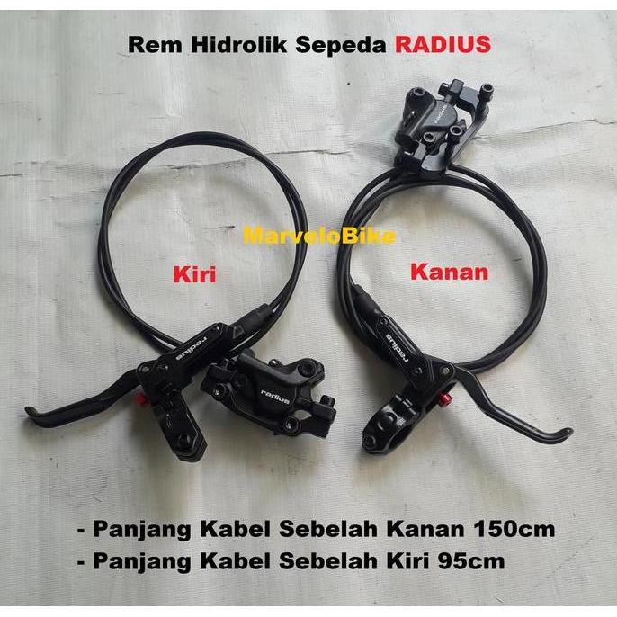 Rem Hidrolik Sepeda Merk RADIUS