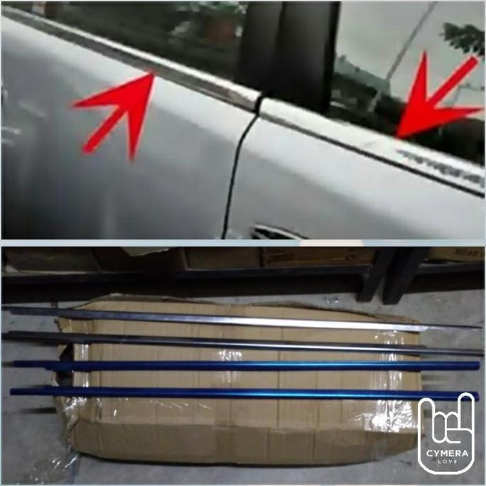 NEW - list kaca samping chrome avanza xenia 2005 2011