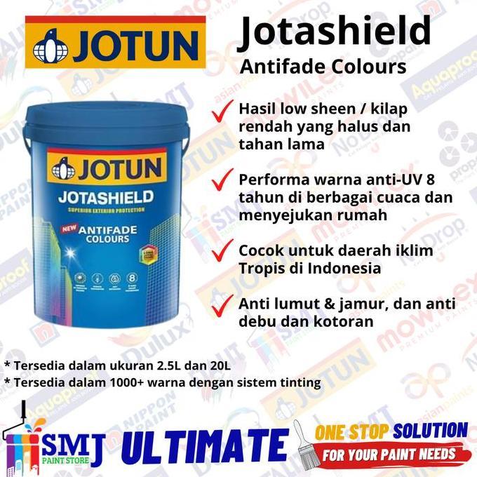 CAT EXTERIOR JOTUN JOTASHIELD ANTIFADE BARE - 1391 KEMASAN 2,5 LITER