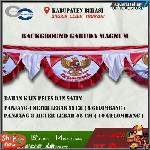 Bendera Backdroup Garuda Gelombang Harga Grosir