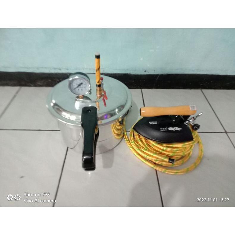 Terbaru Setrika Uap Boiler Presto 12 Liter/Setrika Uap Presto 12 Liter