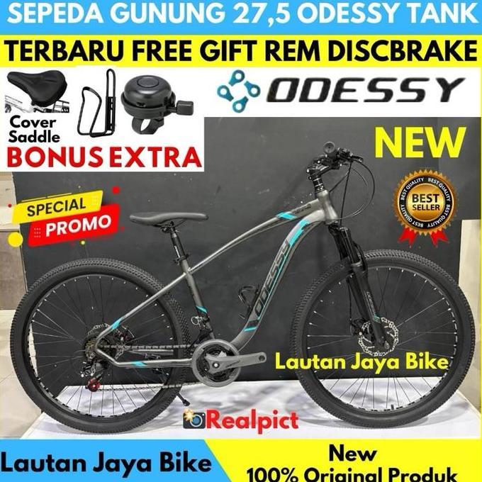 Terlaris Sepeda Gunung Mtb 27,5 Odessy Tank Rem Discbrake Operangigi New