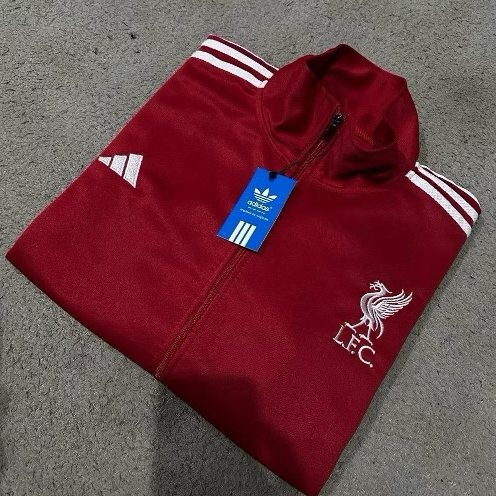 big sale jaket tracktop liverpool logo bordir ful tag label