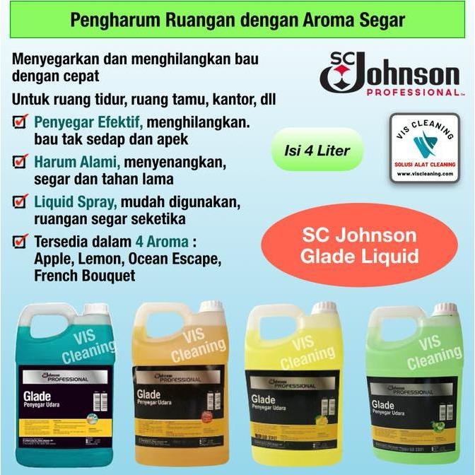 SC Johnson Glade Cair / Liquid - Pengharum Ruangan Aroma Segar ( 4 L )