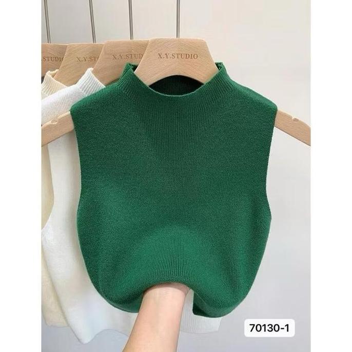 DF42 - Tanktop Rajut Knite import Wanita - Atasan Inner Dalaman Wanita Kekinian