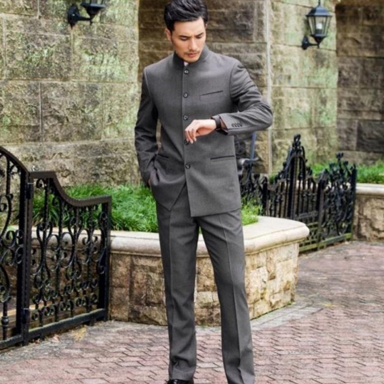 Diskon Setelan Jasko Pria Dewasa / Setelan Jas Mandarin / Setelan Baju Resepsi