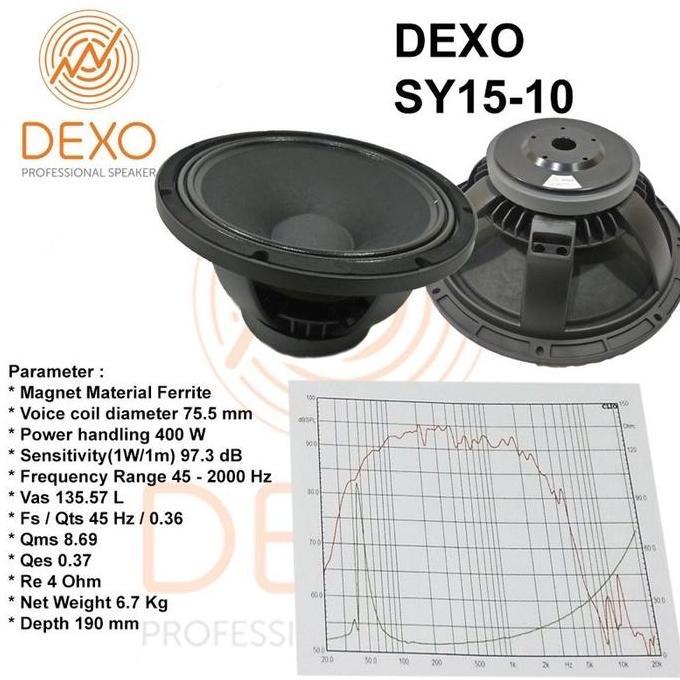 SPEAKER DEXO SY15-10 ORIGINAL PRODUCT