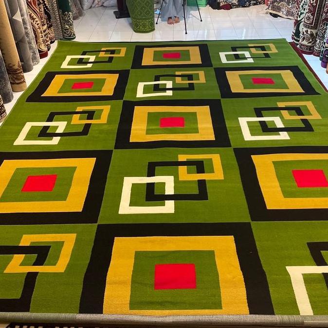 MODERNO 300cm x 400cm Karpet Permadani Jumbo Motif Modern Minimalis - Dekorasi