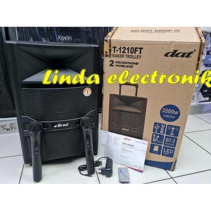 DAT DT 1210FT SPEAKER AKTIF 12 INCH PORTABLE DAT DT1201FT
