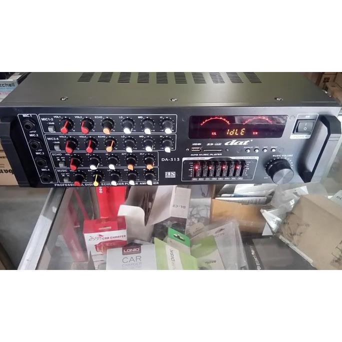 Power Ampli Amplifier karaoke DAT 313 DA 313 DAT313 Bluetooth TERBAIK