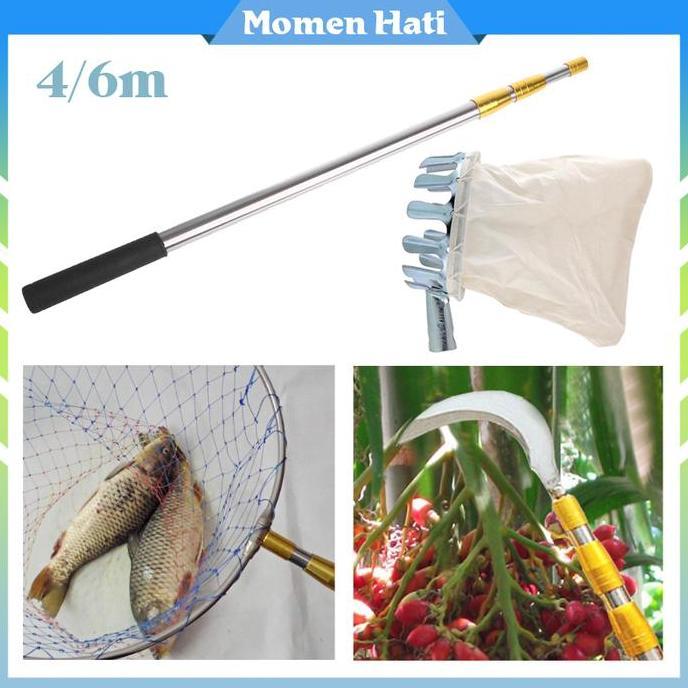 EXAMINER Alat Panen Buah Tinggi / Galah Pemetik Buah / Portable / Alat Logam