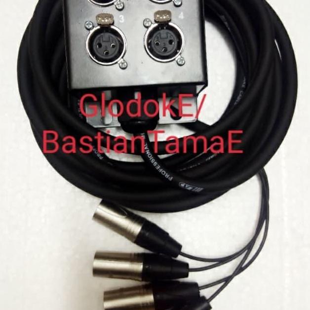 KABEL SNAKE/SNAKE CABLE ISI 4 PLUS BOX PANJANG 10M