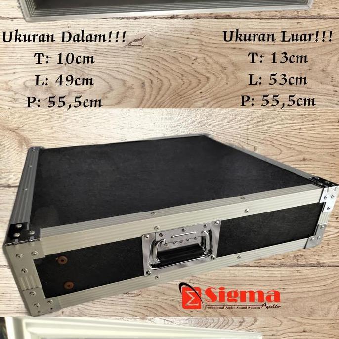 Hardcase Power 2U Met Resin HPL Harkis Power Amplifier 2U Tanpa Tutup