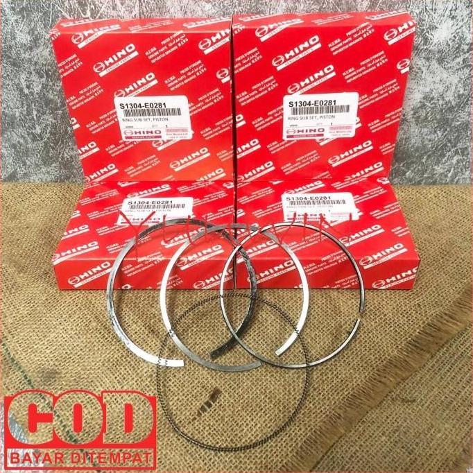 RING PISTON HT130 - RING SEHER HINO DUTRO 130HT HT130 SET