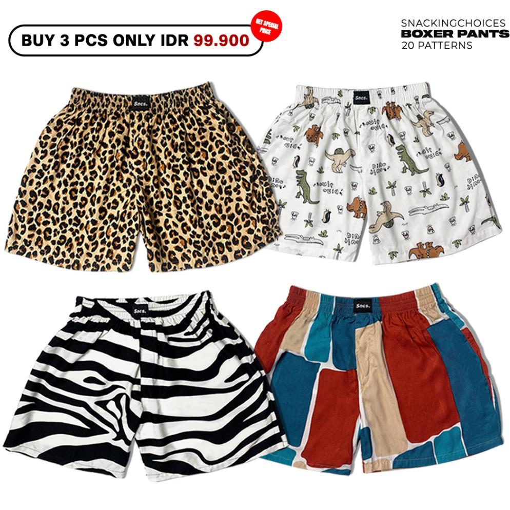 HOT Boxer Pants Snackingchoices Katun Rayon Unisex