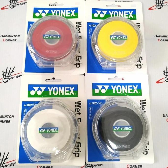 Grip Badminton Yonex AC 102 AC102 Isi 5 JP Code