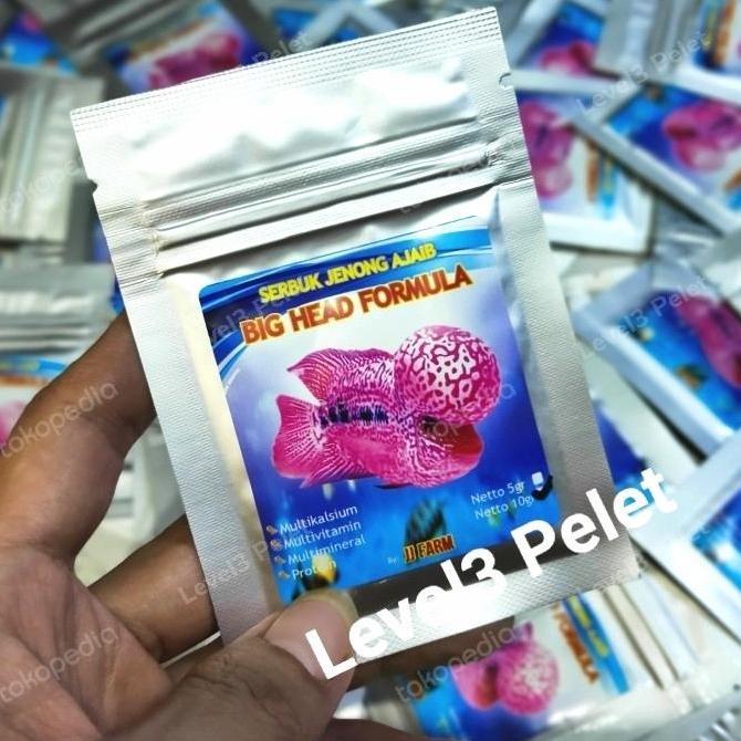Fisher- Serbuk Jenong Ajaib Ikan Louhan Bubuk Hormon Breeding Multivitamin Dll