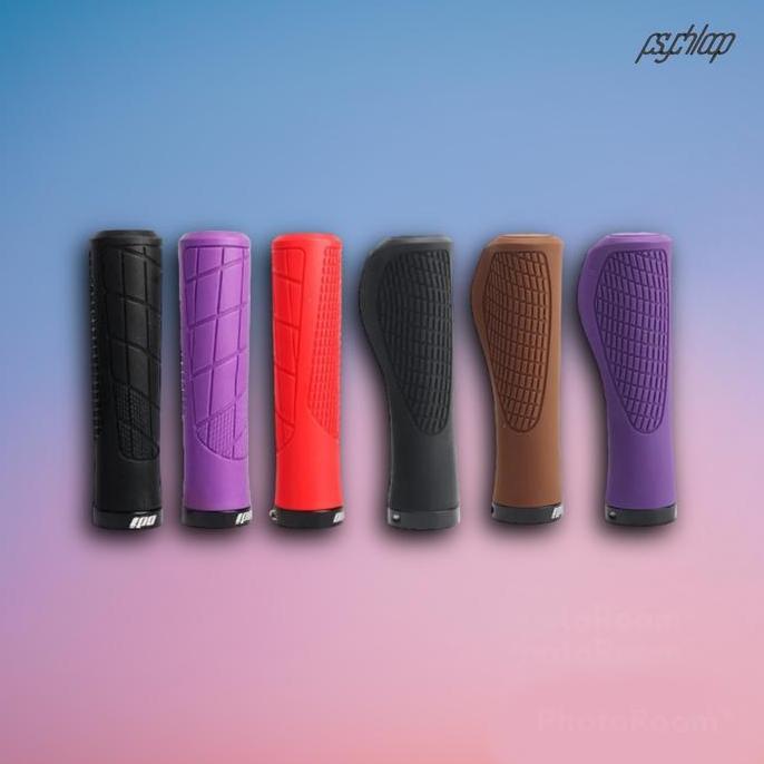 Promo Grip Sepeda Odi Lock Hitam,Coklat,Ungu,Merah