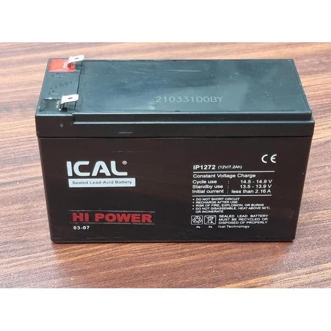 Comp- Battery Aki Kering Ical Ups Ica Apc Pro Ical Ip1272 12V 7.2Ah