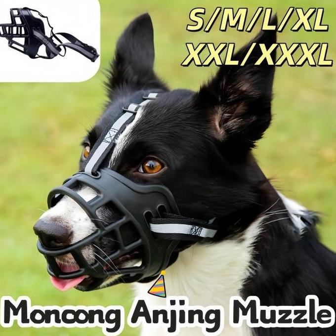 HATSUD Moncong Anjing Muzzle Penutup Mulut Anjing/Penutup Mulut Anjing Dog Muzzle Mouth Cover Pet Mu