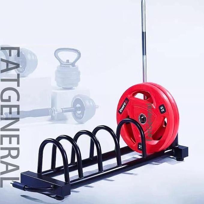 HATSUD Rak Barbel Dinding Gantung Rak Dinding Barbel Dumbell Olympic Bar Storage