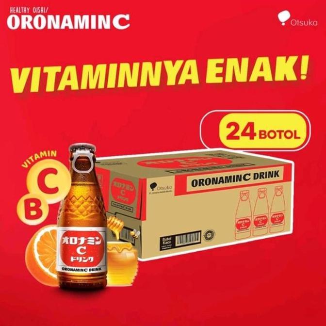 ORONAMIN C DRINK 120 ML MINUMAN VITAMIN C DAN B - 1 KARTON ISI 24 BOTOL SGA3