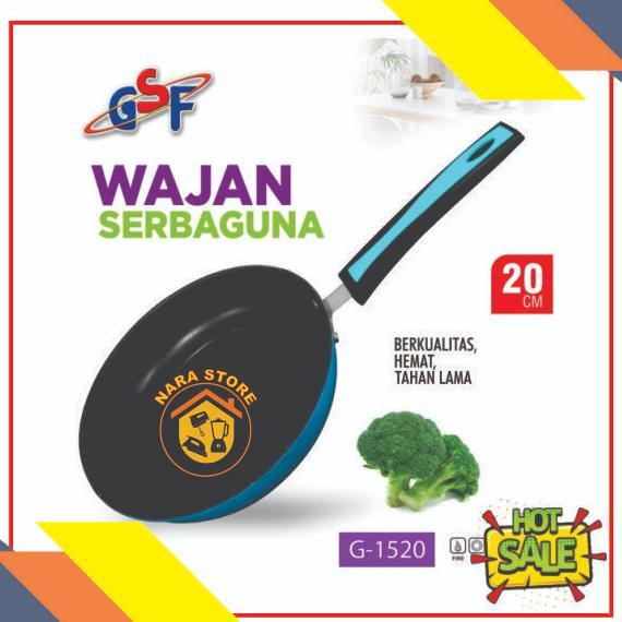 HOT DEALS WAJAN TEFLON GSF FRYPAN GSF TEFLON SERIES G-1522 G-1520 G-1526 TEFLON ANTI LENGKET GSF 22 