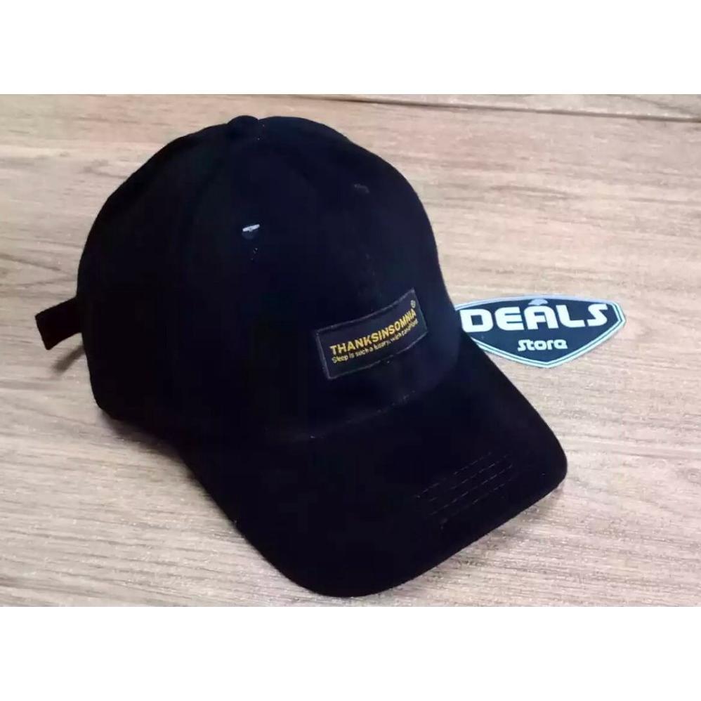 hemat topi distro thanksinsomnia pria/topi baseball thanksinsomnia rappel original premium clip besi