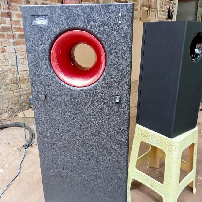Box Bazooka 8 inch + power set + panel-pane (TANPA SPEAKER)