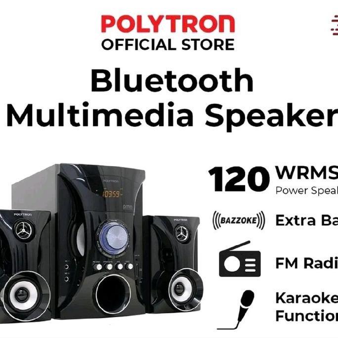 SPEAKER AKTIF HOME TEATER PORTABLE POLITRON PMA 9525 STEREO RESMI POLITRON