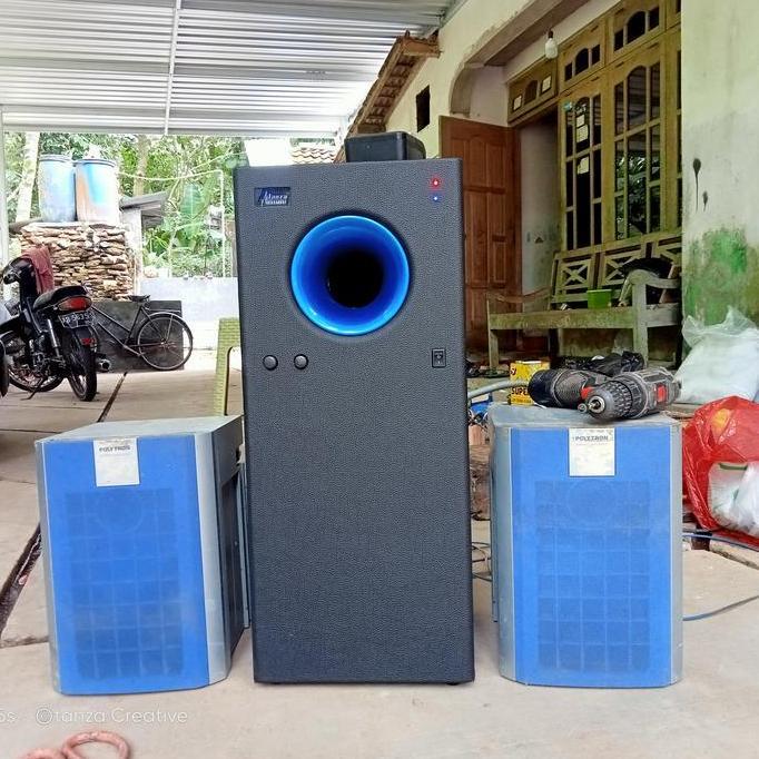 subwoofer Bazooka 2.1 ( speaker 6 inch dobel speaker)