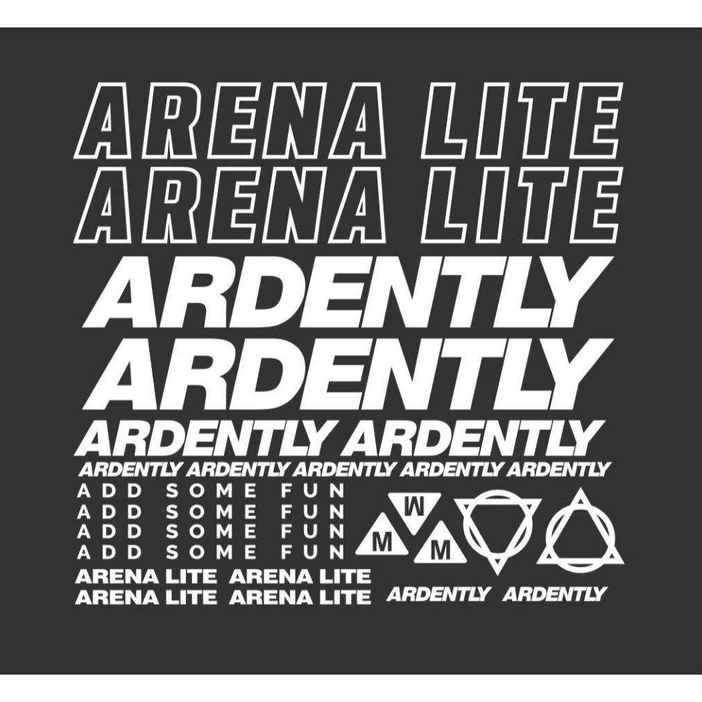 Cutting Sticker frame sepeda ardently arena lite