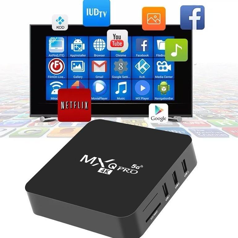 BIG SALE Android tv Box MXQ PRO 5G 4K 8GB RAM + 128GB ROM Smart Android TV Box Wifi Receiver TV