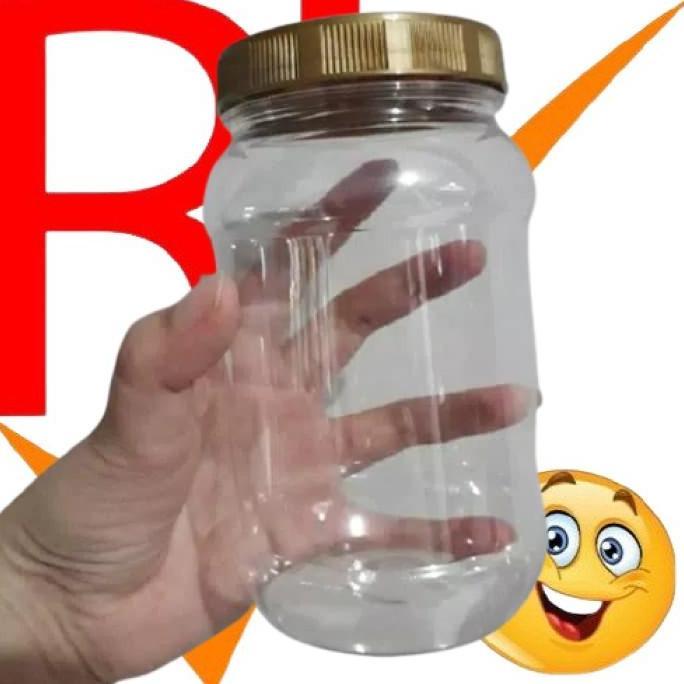 Naggio- Toples Plastik Pet 500Ml 15Pieces Jar Botol 500 Ml