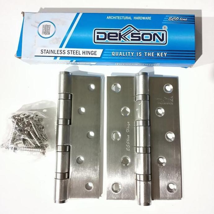 Termurah Engsel Pintu Dekson Stainless Steel Ecoline 5"X3"X3Mm 4Bb / 5Inchi