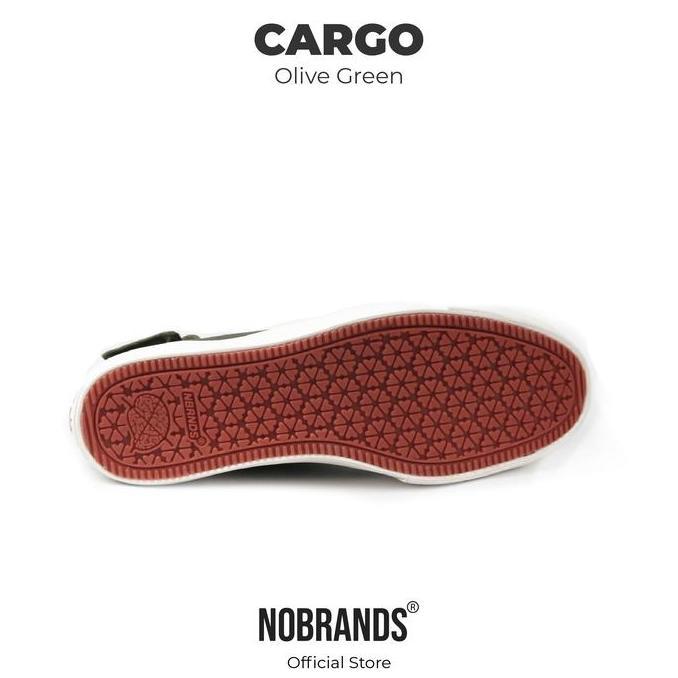 Scarpa- Sepatu Cargo Nobrands Footwear Tps Hh Cargo O Green & Black Mono Sneakers Pria Nita Casual S