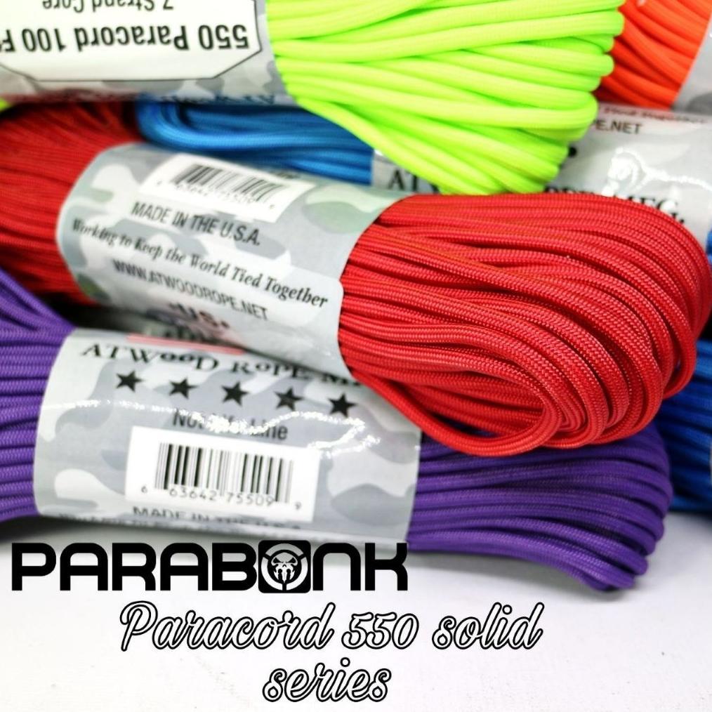 Paracord 550 solid by Atwood made in USA