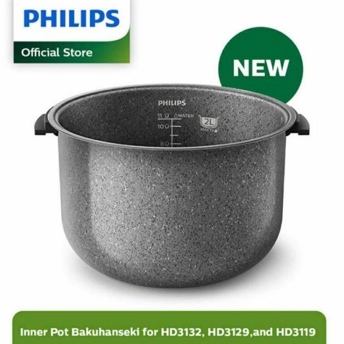 Termurah [Ready Stok] Philips Inner Pot/ Teflon Philip Rice Cooker Bakuhanseki Untuk Hd3111/30 Panci