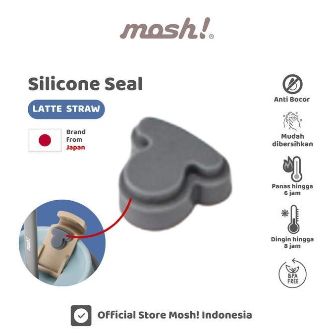 Gin- Mosh Sillicon Seal - Tip Atau Karet Mosh Latte Straw Dan Mosh Latte Food Pot