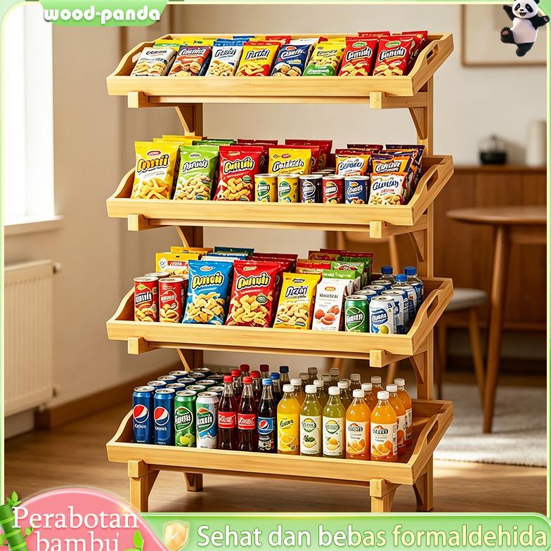 Jamin Murah Rak Dapur Rak Dapur Bambu Rak Dapur Aesthetic Rak Dapur Minimalis Rak Buah Dan Sayuran 4